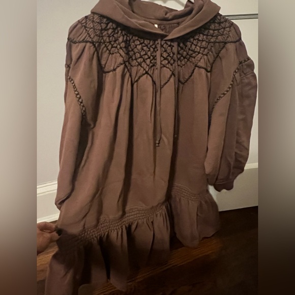 Free People Marty Smocked Mini Dress - Picture 4 of 6